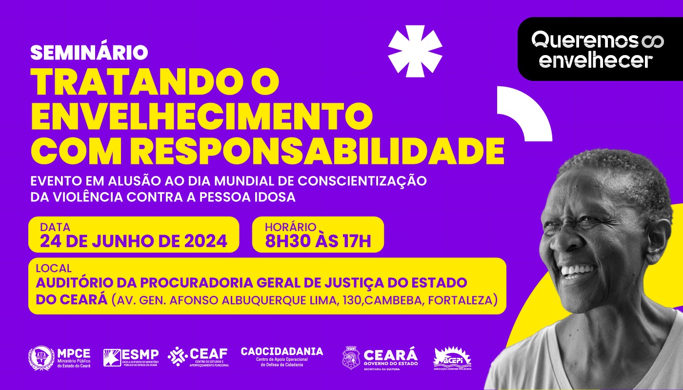SEMINÁRIO: TRATANDO O ENVELHECIMENTO COM RESPONSABILIDADE