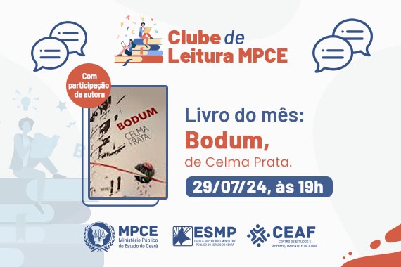 CLUBE DE LEITURA MPCE - BODUM - CELMA PRATA - EDIÇÃO 34