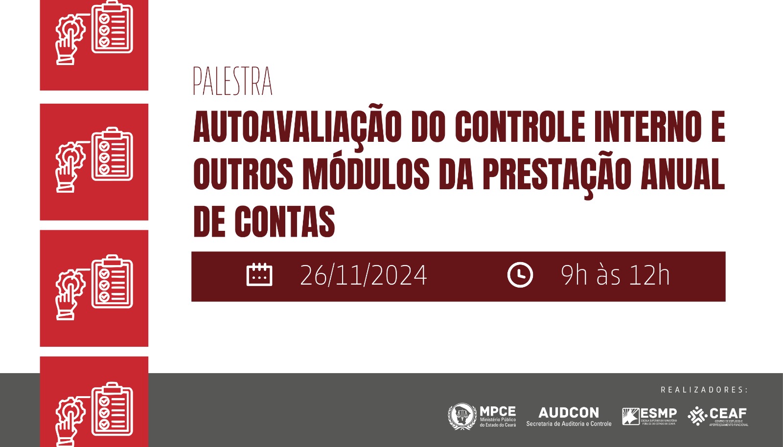 AUTOAVALIAÇÃO DO CONTROLE INTERNO E OUTROS MÓDULOS DA PRESTAÇÃO ANUAL DE CONTAS