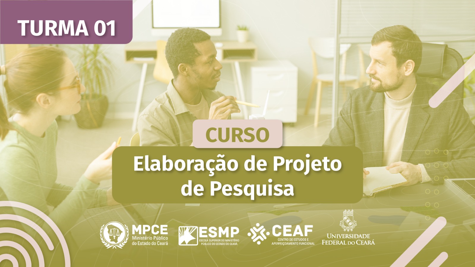 CURSO DE ELABORAÇÃO DE PROJETO DE PESQUISA - TURMA 1