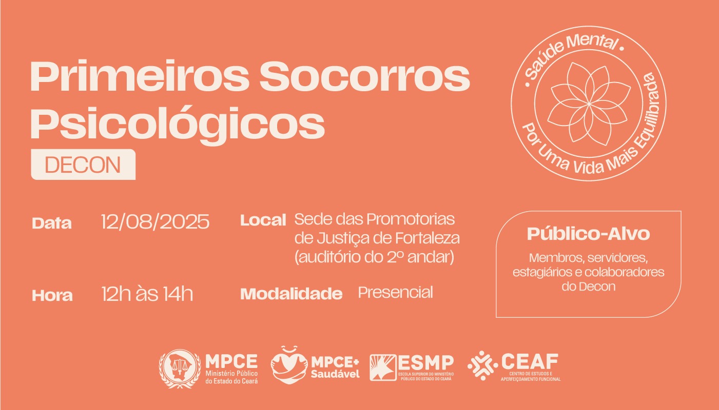 PRIMEIROS SOCORROS PSICOLÓGICOS - DECON