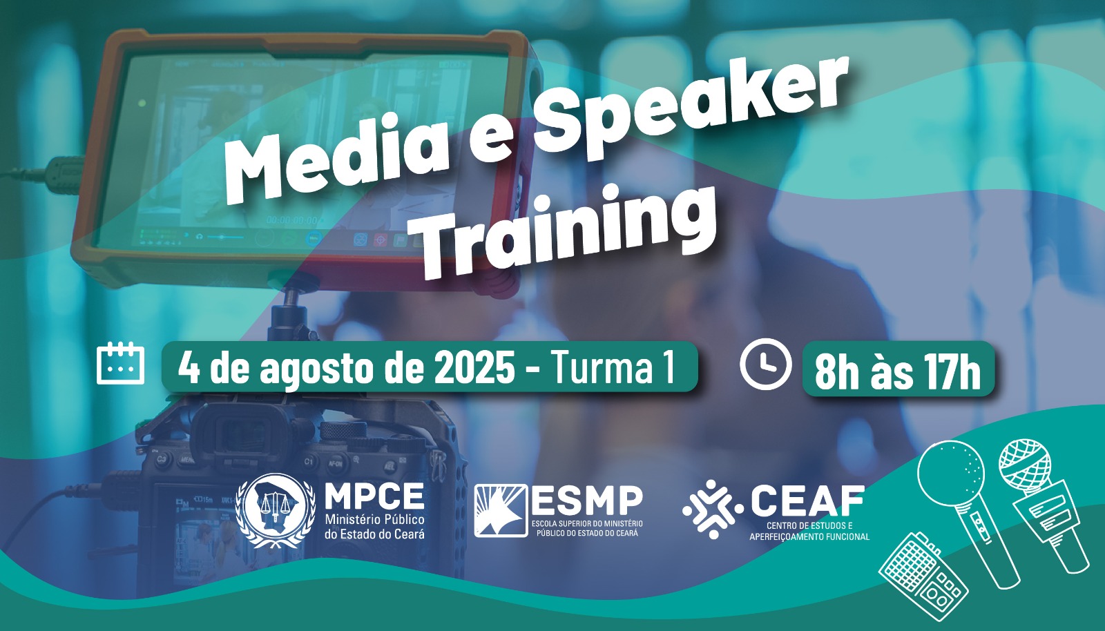 MEDIA E SPEAKER TRAINING - TURMA 1