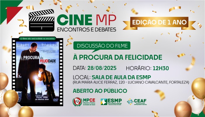 CINE MP - ENCONTROS E DEBATES - A PROCURA DA FELICIDADE - EDIÇÃO 11ª