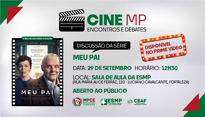 CINE MP - ENCONTROS E DEBATES - MEU PAI - EDIÇÃO 12ª