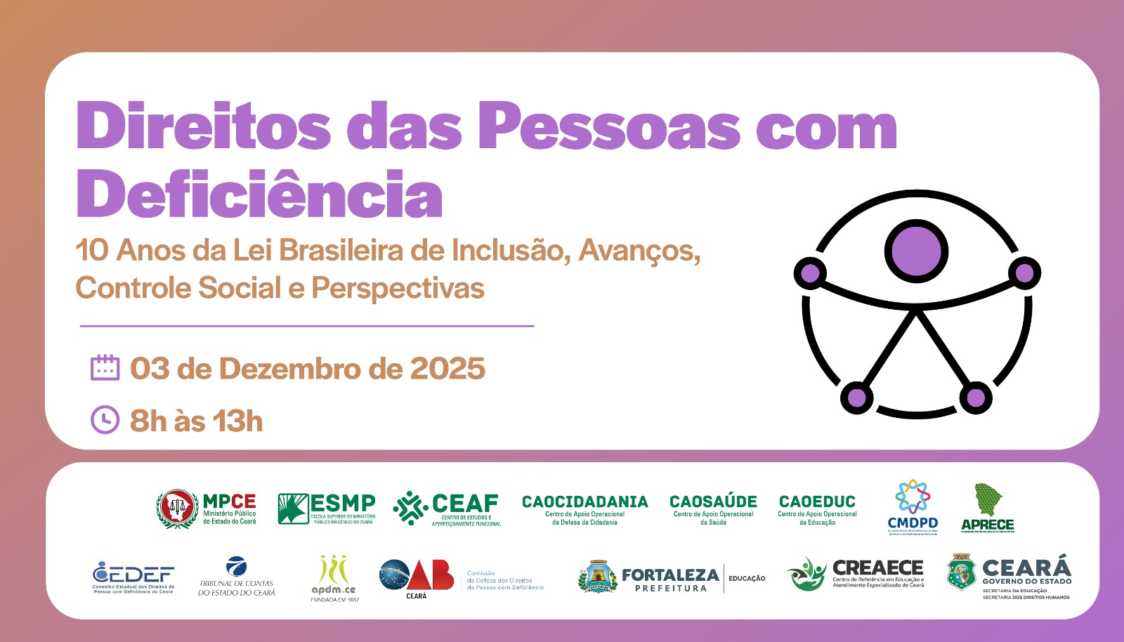 DIREITOS DAS PESSOAS COM DEFICIÊNCIA - 10 anos da Lei Brasileira de Inclusão, Avanços, Controle Social e Perspectivas 