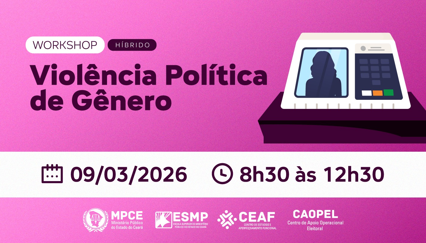 WORKSHOP VIOLÊNCIA POLÍTICA DE GÊNERO