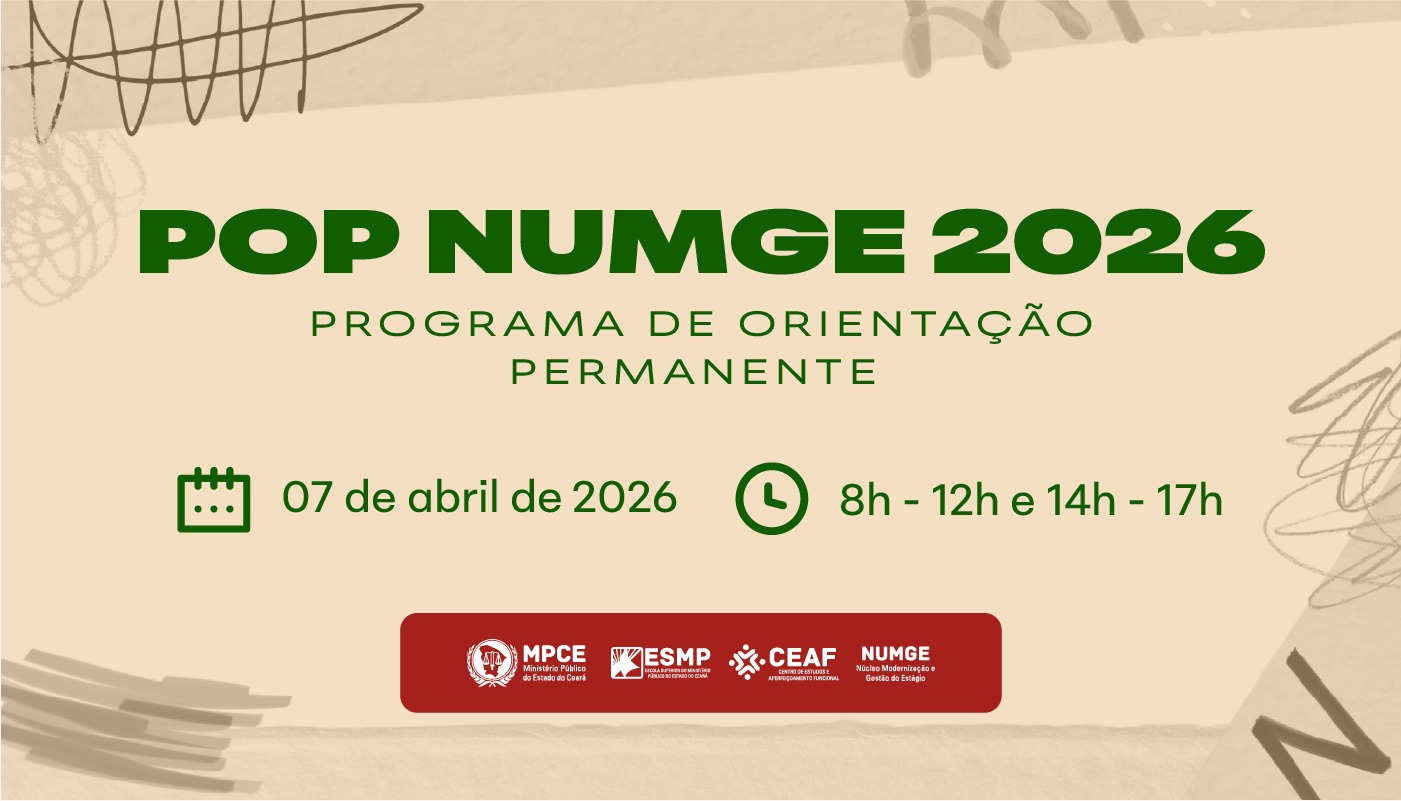 POP NUMGE 2026 - PROGRAMA DE ORIENTAÇÃO PERMANENTE