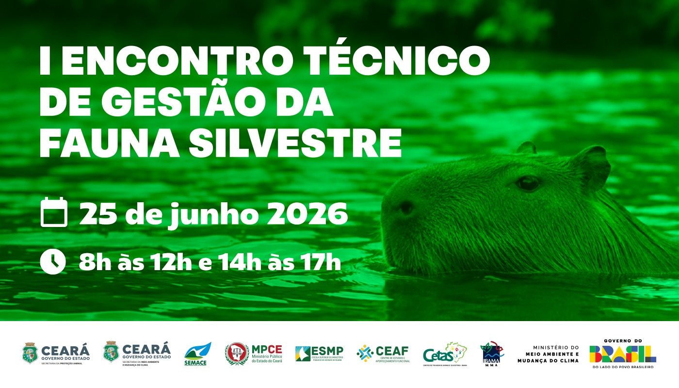 I ENCONTRO TÉCNICO DE GESTÃO DA FAUNA SILVESTRE
